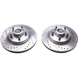 PowerStop Evolution Drilled and Slotted Rotors for 1982-1984 CONTINENTAL, 1984 MARK VII, 1984-1986 MUSTANG - AR-8118XPR