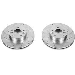 PowerStop Evolution Drilled and Slotted Rotors for 1998-2002 CROWN VICTORIA, GRAND MARQUIS, TOWN CAR - AR-8155XPR
