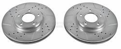 PowerStop Evolution Drilled and Slotted Rotors for 2007-2009 EDGE, 2007-2008 MKX - AR-8192XPR