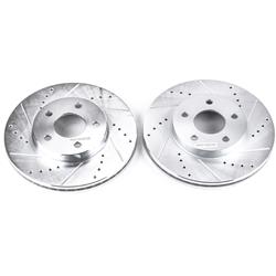 PowerStop Evolution Drilled and Slotted Rotors for 2007-2010 COBALT, 2007-2009 G5 - AR-82004XPR