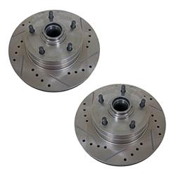Power Stop Evolution Drilled and Slotted Rotors