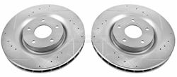 PowerStop Evolution Drilled and Slotted Rotors for 2005-2013 CORVETTE, 2006-2009 XLR - AR-82100XPR