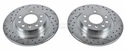 PowerStop Evolution Drilled and Slotted Rotors for 2007-2010 SKY, 2006-2009 SOLSTICE - AR-82109XPR