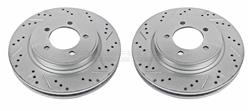 PowerStop Evolution Drilled and Slotted Rotors for 2006-2010 EXPLORER, MOUNTAINEER, 2007-2010 EXPLORER SPORT TRAC - AR-82112XPR