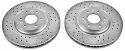 PowerStop Evolution Drilled and Slotted Rotors for 2004-2009 SRX - AR-82117XPR