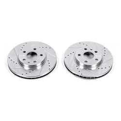 PowerStop Evolution Drilled and Slotted Rotors for 2008-2014 CTS - AR-82124XPR