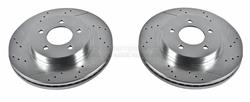 PowerStop Evolution Drilled and Slotted Rotors AR-8345XPR