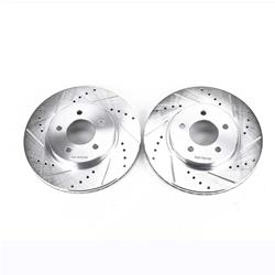 PowerStop Evolution Drilled and Slotted Rotors for 2005-2011 TRIBUTE, MARINER, 2005-2012 ESCAPE - AR-85103XPR