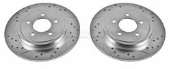 PowerStop Evolution Drilled and Slotted Rotors for 2005-2008 ESCAPE, MARINER, 2005-2010 TRIBUTE - AR-85104XPR