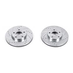 PowerStop Evolution Drilled and Slotted Rotors for 2010-2013 TRANSIT CONNECT - AR-85132XPR