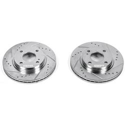 PowerStop Evolution Drilled and Slotted Rotors for 2011-2019 FIESTA - AR-85136XPR