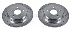 PowerStop Evolution Drilled and Slotted Rotors for 2012-2018 FOCUS - AR-85145XPR
