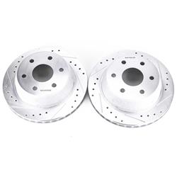 Power Stop Evolution Drilled and Slotted Rotors AR-8645XPR