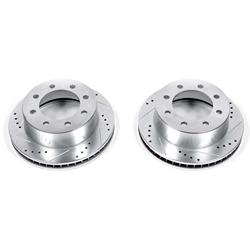 PowerStop Evolution Drilled and Slotted Rotors for 2000-2002 RAM 2500, RAM 3500 - AR-8746XPR