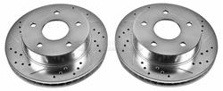 PowerStop Evolution Drilled and Slotted Rotors for 2000-2001 RAM 1500 - AR-8748XPR