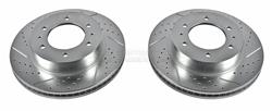 PowerStop Evolution Drilled and Slotted Rotors for 2006-2010 H3, 2009-2010 H3T - AR-8769XPR