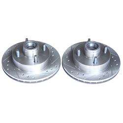 PowerStop Evolution Drilled and Slotted Rotors for 1975-1980 BOBCAT, 1974-1978 MUSTANG II, 1974-1980 PINTO - AR8108XPR