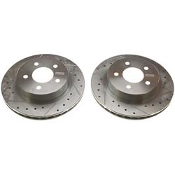 PowerStop Evolution Drilled and Slotted Rotors for 1990 MARK VII, 1984-1986 MUSTANG - AR8121XPR
