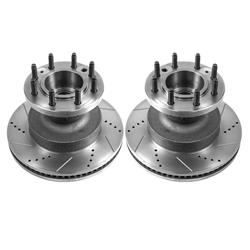 PowerStop Evolution Drilled and Slotted Rotors for 2008-2025 E-350 SUPER DUTY, E-450 SUPER DUTY - AR82130XPR