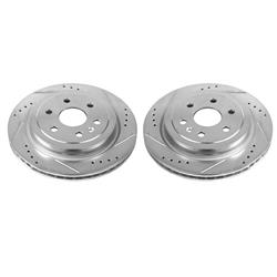 PowerStop Evolution Drilled and Slotted Rotors for 2011 9-4X, 2010-2016 SRX - AR82143XPR
