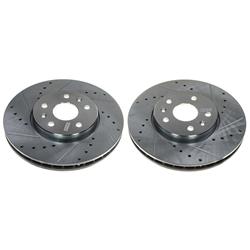 PowerStop Evolution Drilled and Slotted Rotors for 2020-2024 CORVETTE - AR82200XPR