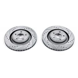 PowerStop Evolution Drilled and Slotted Rotors for 2013-2014 200, AVENGER, 2008-2009 CALIBER - AR-83073XPR