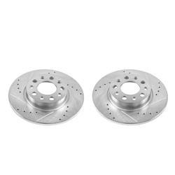 PowerStop Evolution Drilled and Slotted Rotors for 2016-2023 500X, 2017-2025 COMPASS, 2015-2023 RENEGADE - AR83097XPR