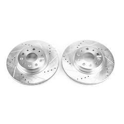PowerStop Evolution Drilled and Slotted Rotors for 2018-2024 WRANGLER - AR8387XPR