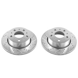 PowerStop Evolution Drilled and Slotted Rotors for 2014-2021 PROMASTER 1500, PROMASTER 2500, PROMASTER 3500 - AR8395XPR