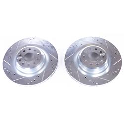PowerStop Evolution Drilled and Slotted Rotors for 2012-2021 S, 2016-2021 X - AR84001XPR