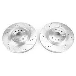 PowerStop Evolution Drilled and Slotted Rotors for 2018-2020 ENCLAVE, 2017-2023 XT5, 2020-2024 XT6 - AR84102XPR