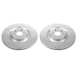 PowerStop Evolution Drilled and Slotted Rotors for 2013-2014 MUSTANG - AR85151XPR