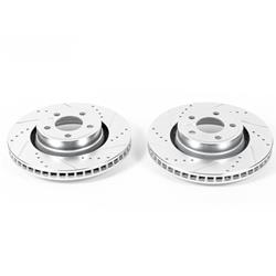 PowerStop Evolution Drilled and Slotted Rotors for 2015-2023 MUSTANG - AR85158XPR