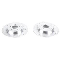 PowerStop Evolution Drilled and Slotted Rotors for 2015-2023 MUSTANG - AR85161XPR