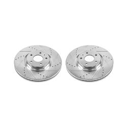 PowerStop Evolution Drilled and Slotted Rotors for 2013-2020 FUSION, 2013-2016 MKZ - AR85165XPR