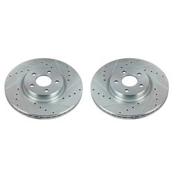 PowerStop Evolution Drilled and Slotted Rotors for 2018-2023 TRANSIT CONNECT - AR85196XPR