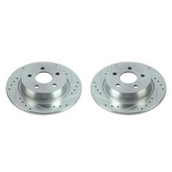 PowerStop Evolution Drilled and Slotted Rotors for 2018-2023 TRANSIT CONNECT - AR85197XPR