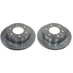 Power Stop Evolution Drilled and Slotted Rotors AR85199XPR