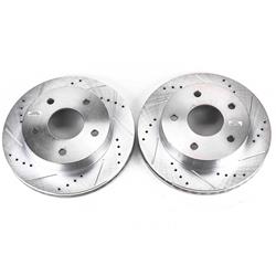 PowerStop Evolution Drilled and Slotted Rotors for 2000-2001 RAM 1500 - AR8747XPR