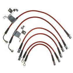 Power Stop BH00161 Power Stop Stainless Steel Braided Brake Hose Line ...