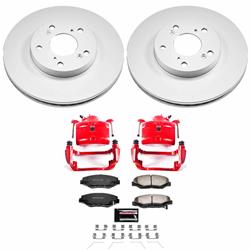 PowerStop Z36 Truck and Tow Evolution GEOMET Coated Brake Upgrade Kits with Calipers for 2002-2004 CR-V, 2003-2011 ELEMENT - CPC1043-36