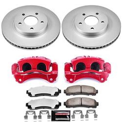 PowerStop Z36 Truck and Tow Evolution GEOMET Coated Brake Upgrade Kits with Calipers for 2005-2006 EQUINOX, 2006 TORRENT, 2004-2007 VUE - CPC1576-36