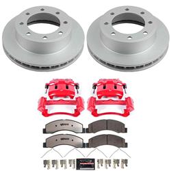 PowerStop Z36 Truck and Tow Evolution GEOMET Coated Brake Upgrade Kits with Calipers for 1999-2004 F-350 SUPER DUTY, F-250 SUPER DUTY, 2000-2005 EXCURSION - CPC1905-36