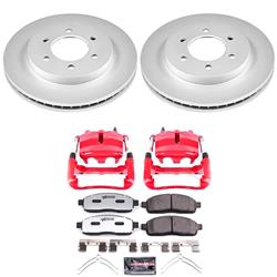 PowerStop Z36 Truck and Tow Evolution GEOMET Coated Brake Upgrade Kits with Calipers for 2004 F-150 - CPC1943-36
