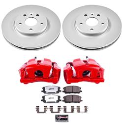 PowerStop Z36 Truck and Tow Brake Upgrade Kits with Calipers for 2004-2006 RX330, 2007-2009 RX350 - CPC196-36