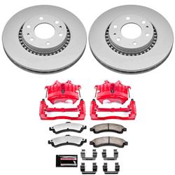 PowerStop Z36 Truck and Tow Evolution GEOMET Coated Brake Upgrade Kits with Calipers for 2005 9-7X - CPC2061A-36