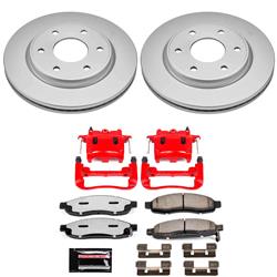 PowerStop Z36 Truck and Tow Evolution GEOMET Coated Brake Upgrade Kits with Calipers for 2005-2007 TITAN, QX56, 2005-2006 ARMADA - CPC211-36