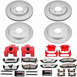 PowerStop Z36 Truck and Tow Evolution GEOMET Coated Brake Upgrade Kits with Calipers for 2005-2007 TITAN, QX56, 2005-2006 ARMADA - CPC212-36
