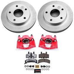 PowerStop Z36 Truck and Tow Evolution GEOMET Coated Brake Upgrade Kits with Calipers for 1994-1999 RAM 1500 - CPC2126-36