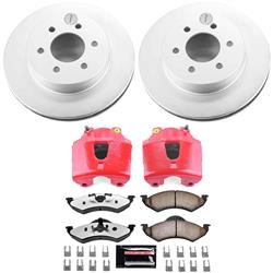 PowerStop Z36 Truck and Tow Evolution GEOMET Coated Brake Upgrade Kits with Calipers for 2000-2002 DAKOTA, DURANGO - CPC2139-36